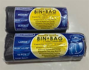 Bin Bag Trash Bags Black/Clear/Yellow/Green