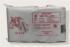 Bulldog Rollo Bag 8x11, 8x12, 10x14, 12x18, 14x20, 16x24, 20x30 (Available in Biodegradable)