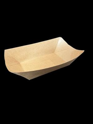 Kraft Boat Tray 9" x 6.5"