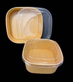 Kraft Square Bowl 500ml, 700ml, 1000ml