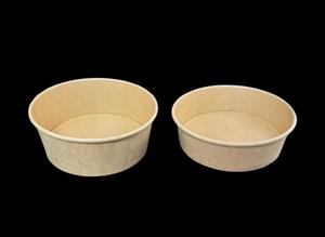 Kraft Salad Bowl 500ml, 750ml with Lid