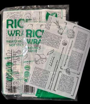 Rice Wrapper Printed 7x10" & 9x12"