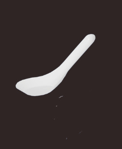 Plastic Chinese Soup Spoon