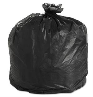 Trash Bags Flat HD & PE Black/Clear
