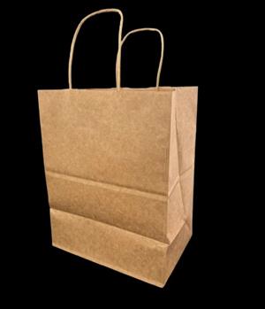 Twisted Kraft Take Away Bag Small