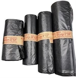 MTO Trash Bags Black/Clear (available in Biodegradable)