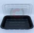 Bento Box No Division with Lid (All Black)