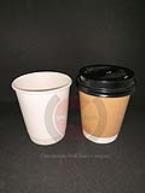 Paper Cup White & Kraft Double Wall