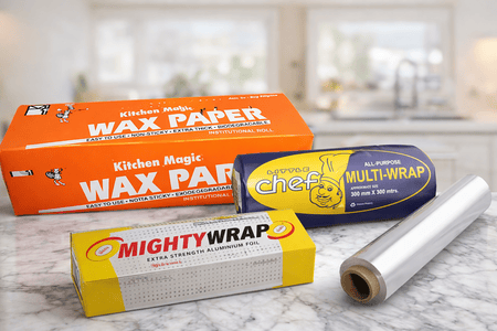 Aluminum Foil & Polyvinyl Wrap
